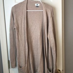 Old navy cardigan, light brown, size M